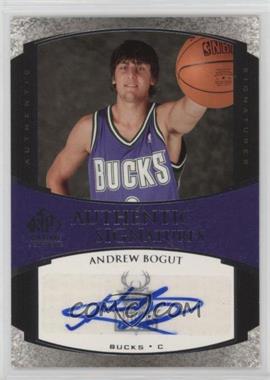 2005-06 SP Signature Edition - Authentic Signatures #AS-AB - Andrew Bogut
