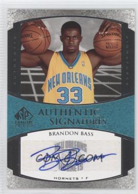 2005-06 SP Signature Edition - Authentic Signatures #AS-BR - Brandon Bass