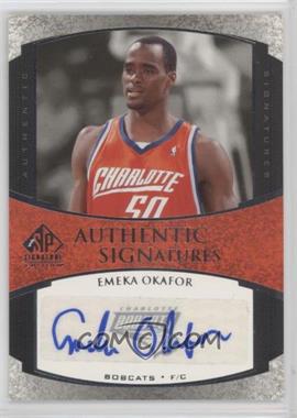 2005-06 SP Signature Edition - Authentic Signatures #AS-EO - Emeka Okafor