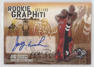 2005-06 SP Signature Edition - Rookie GRAPHiti #RG-JG - Joey Graham /100