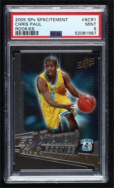 2005-06 SPx - Spxcitement Rookies #XCR1 - Chris Paul /1999 [PSA 9 MINT]