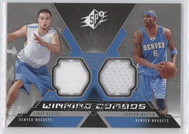 2005-06 SPx - Winning Combos Materials #WC-KM - Linas Kleiza, Kenyon Martin