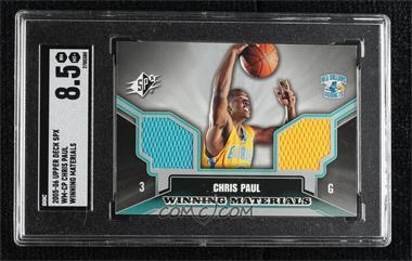 2005-06 SPx - Winning Materials #WM-CP - Chris Paul [SGC 8.5 NM/Mt+]