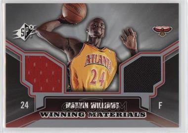 2005-06 SPx - Winning Materials #WM-MW - Marvin Williams