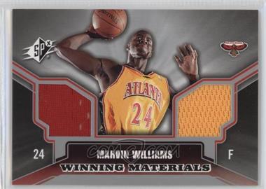 2005-06 SPx - Winning Materials #WM-MW - Marvin Williams