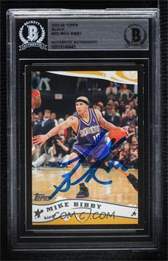 2005-06 Topps - [Base] - Black #202 - Mike Bibby /500 [BAS BGS Authentic]