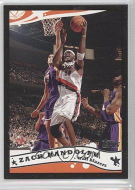 2005-06 Topps - [Base] - Black #8 - Zach Randolph /500