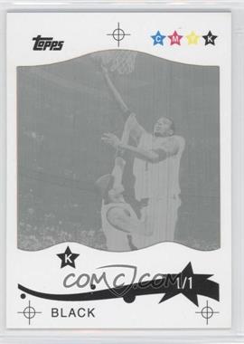 2005-06 Topps - [Base] - Printing Plate Black Frame #82 - Samuel Dalembert /1