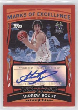 2005-06 Topps - Marks of Excellence Autographs #ME-ABO - Andrew Bogut