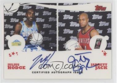 2005-06 Topps - Rookie Photos Shoot Dual Autographs #RSD-HJ - Julius Hodge, Jarrett Jack