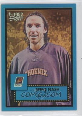 2005-06 Topps 1952 Style - [Base] - Chrome Blue Refractor #25 - Steve Nash /149