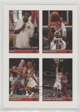 2005-06 Topps Bazooka - 4-on-1 Stickers #21 - Jay-Z, Vince Carter, Jason Kidd, Richard Jefferson
