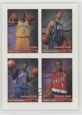 2005-06 Topps Bazooka - 4-on-1 Stickers #22 - Deron Williams, Nate Robinson, Jarrett Jack, Chris Paul, Charlie Paulk