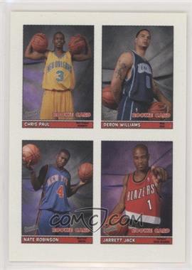 2005-06 Topps Bazooka - 4-on-1 Stickers #22 - Deron Williams, Nate Robinson, Jarrett Jack, Chris Paul, Charlie Paulk