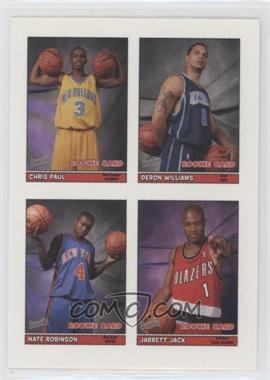 2005-06 Topps Bazooka - 4-on-1 Stickers #22 - Deron Williams, Nate Robinson, Jarrett Jack, Chris Paul, Charlie Paulk
