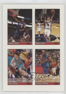 2005-06 Topps Bazooka - 4-on-1 Stickers #44 - Jason Terry, Beno Udrih, Dan Dickau, Chucky Atkins