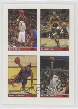 2005-06 Topps Bazooka - 4-on-1 Stickers #9 - Chris Bosh, Rashard Lewis, Rasheed Wallace, Antawn Jamison