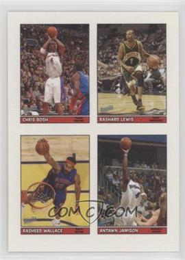 2005-06 Topps Bazooka - 4-on-1 Stickers #9 - Chris Bosh, Rashard Lewis, Rasheed Wallace, Antawn Jamison