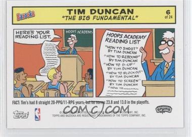 2005-06 Topps Bazooka - Comics #6 - Tim Duncan