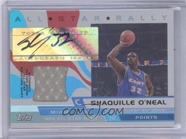 2005-06 Topps Big Game - All-Star Rally Relics - Autographs #ASRA-SO - Shaquille O'Neal /199