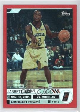 2005-06 Topps Big Game - [Base] - Red #116 - Jarrett Jack /99