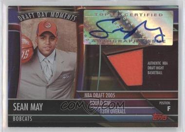 2005-06 Topps Big Game - Draft Day Moments Basketball - Autographs #DDBA-SM - Sean May /99