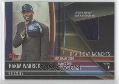 2005-06 Topps Big Game - Draft Day Moments Hat #DDR-HW - Hakim Warrick /26