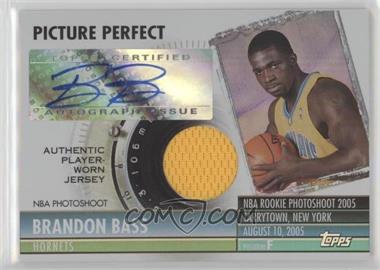 2005-06 Topps Big Game - Picture Perfect Relics - Autographs #PPA-BB - Brandon Bass (Jersey) /199