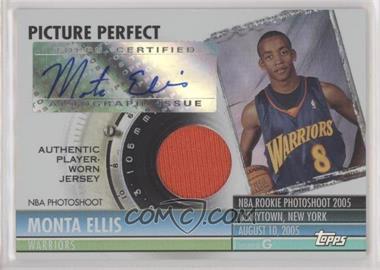 2005-06 Topps Big Game - Picture Perfect Relics - Autographs #PPA-ME - Monta Ellis (Jersey) /199
