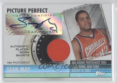 2005-06 Topps Big Game - Picture Perfect Relics - Autographs #PPAS-SM - Sean May (Shorts) /199