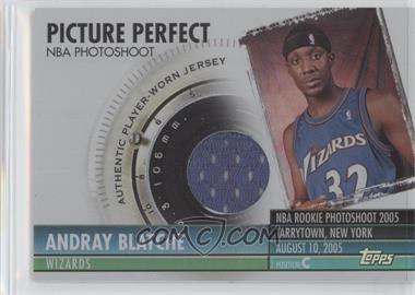 2005-06 Topps Big Game - Picture Perfect Relics #PPR-AB - Andray Blatche (Jersey) /129