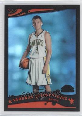 2005-06 Topps Chrome - [Base] - Black Refractor #182 - Sarunas Jasikevicius /399