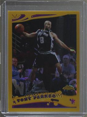 2005-06 Topps Chrome - [Base] - Gold Refractor #65 - Tony Parker /99