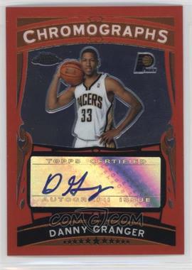 2005-06 Topps Chrome - Chromographs #CH-DG - Danny Granger /112