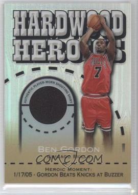 2005-06 Topps Chrome - Hardwood Heroics - Refractor #HH-BG - Ben Gordon /99