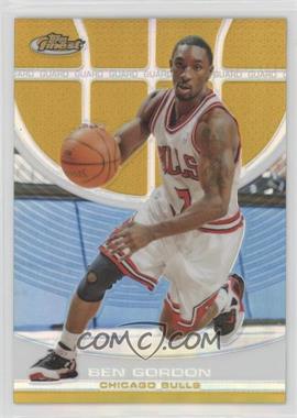 2005-06 Topps Finest - [Base] - Gold Refractor #98 - Ben Gordon /39