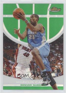 2005-06 Topps Finest - [Base] - Green Refractor #62 - Marcus Camby /89