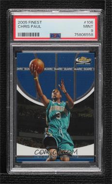 2005-06 Topps Finest - [Base] #106 - Chris Paul /599 [PSA 9 MINT]