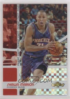 2005-06 Topps Finest - Finest Fact - X-Fractor #FF1 - Shawn Marion /99