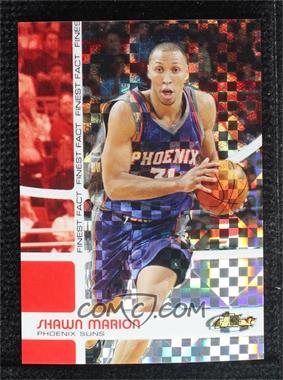 2005-06 Topps Finest - Finest Fact - X-Fractor #FF1 - Shawn Marion /99