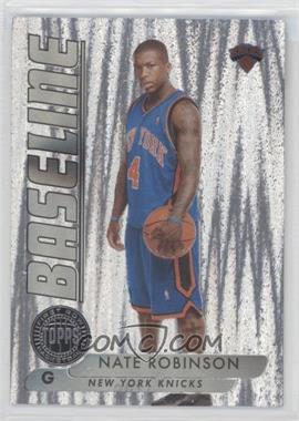 2005-06 Topps First Row - Baseline - Silver #BL43 - Nate Robinson /99