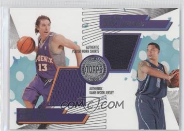 2005-06 Topps First Row - PTP Dual Relics #PTP-NW - Steve Nash, Deron Williams /140