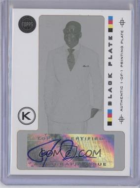 2005-06 Topps First Row - Signature Swish - Printing Plate Black Framed #SS-JZ - Jay-Z /1