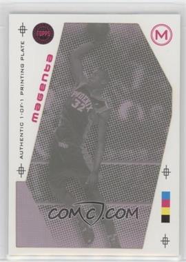 2005-06 Topps First Row - Thunder Relics - Printing Plate Magenta #TR-AS - Amare Stoudemire /1