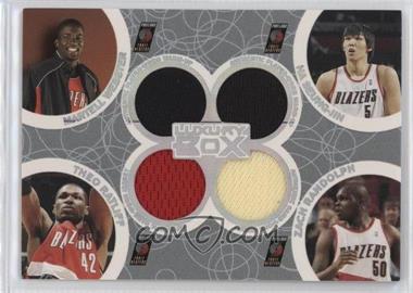 2005-06 Topps Luxury Box - Box Out Relics #BOR-22 - Martell Webster, Ha Seung-Jin, Theo Ratliff, Zach Randolph /193