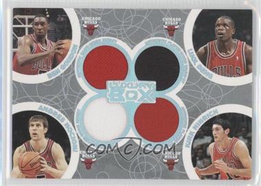 2005-06 Topps Luxury Box - Box Out Relics #BOR-3 - Ben Gordon, Luol Deng, Andres Nocioni, Kirk Hinrich /193