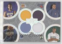 Andrew Bynum, Hakim Warrick, Gerald Green, Sean May #/193