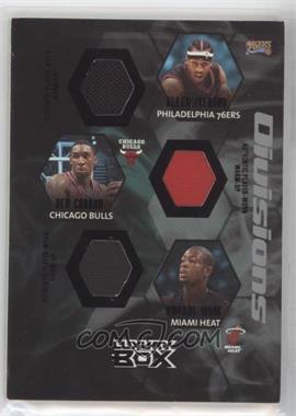 2005-06 Topps Luxury Box - Divisions Relics - Courtside #DVR-2 - Allen Iverson, Ben Gordon, Dwyane Wade, Kobe Bryant, Tracy McGrady, Ray Allen /25