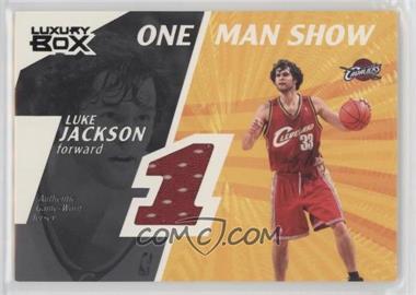 2005-06 Topps Luxury Box - One Man Show Relics - Courtside #OMSR-LJ - Luke Jackson /25