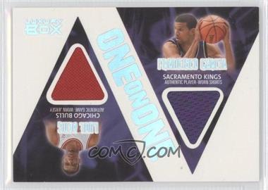 2005-06 Topps Luxury Box - One on One Relics #OOR-DG - Luol Deng, Francisco Garcia /225